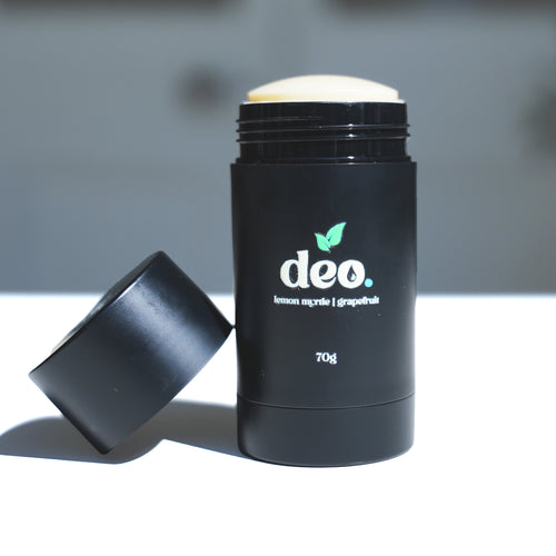 Deo (50g) - All natural deodorant stick (lemon myrtle & grapefruit)